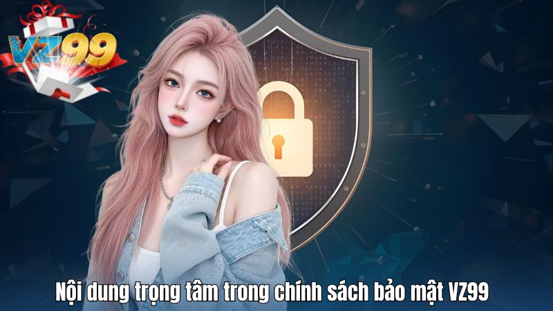 Nội dung trọng tâm trong chính sách bảo mật VZ99